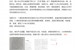 侮辱雷军、小米，一博主被判道歉并赔6万元|界面新闻 · 科技